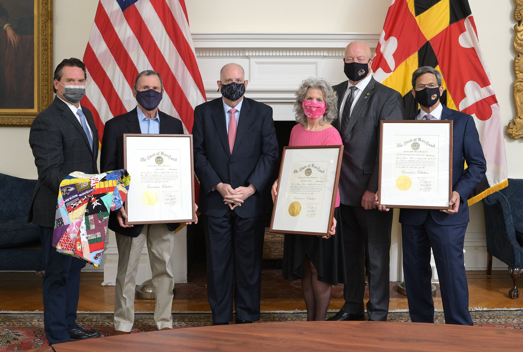 Governor recognizes the Mask Wranglers